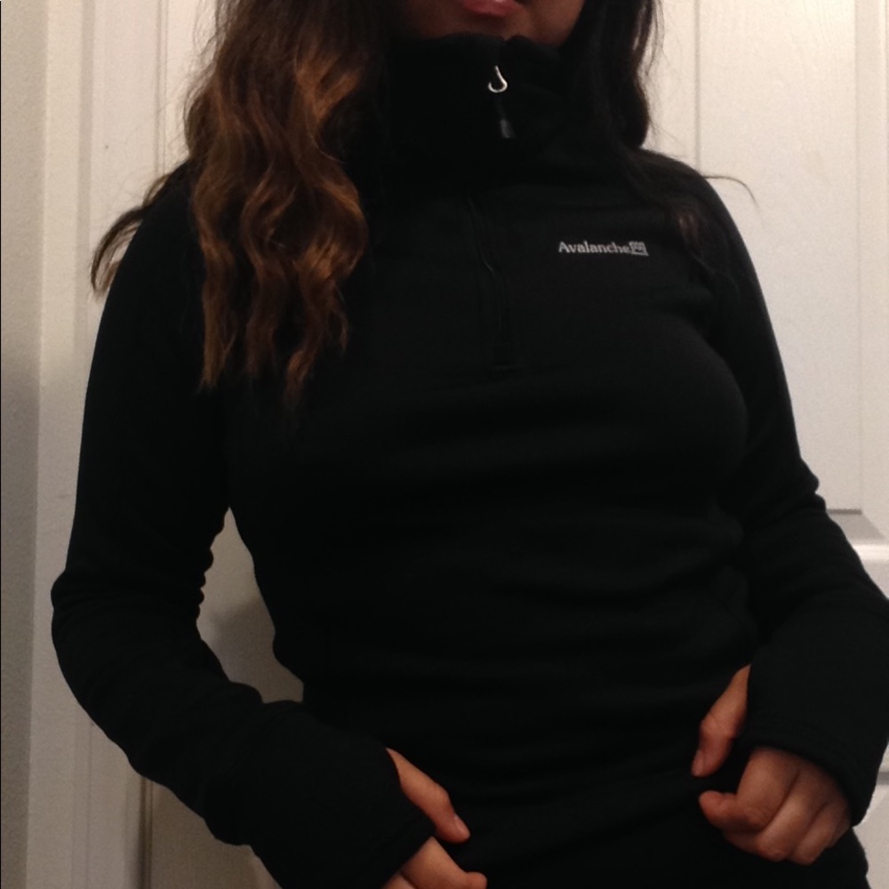 Half zip up